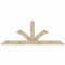 Ekena Millwork Richland Rough Sawn Timber Gable Bracket, Douglas Fir, 96"W x 36"H x 4"D x 6"F, 9/12 Pitch GBW096X36X0406RIC00RDF - alternate 1